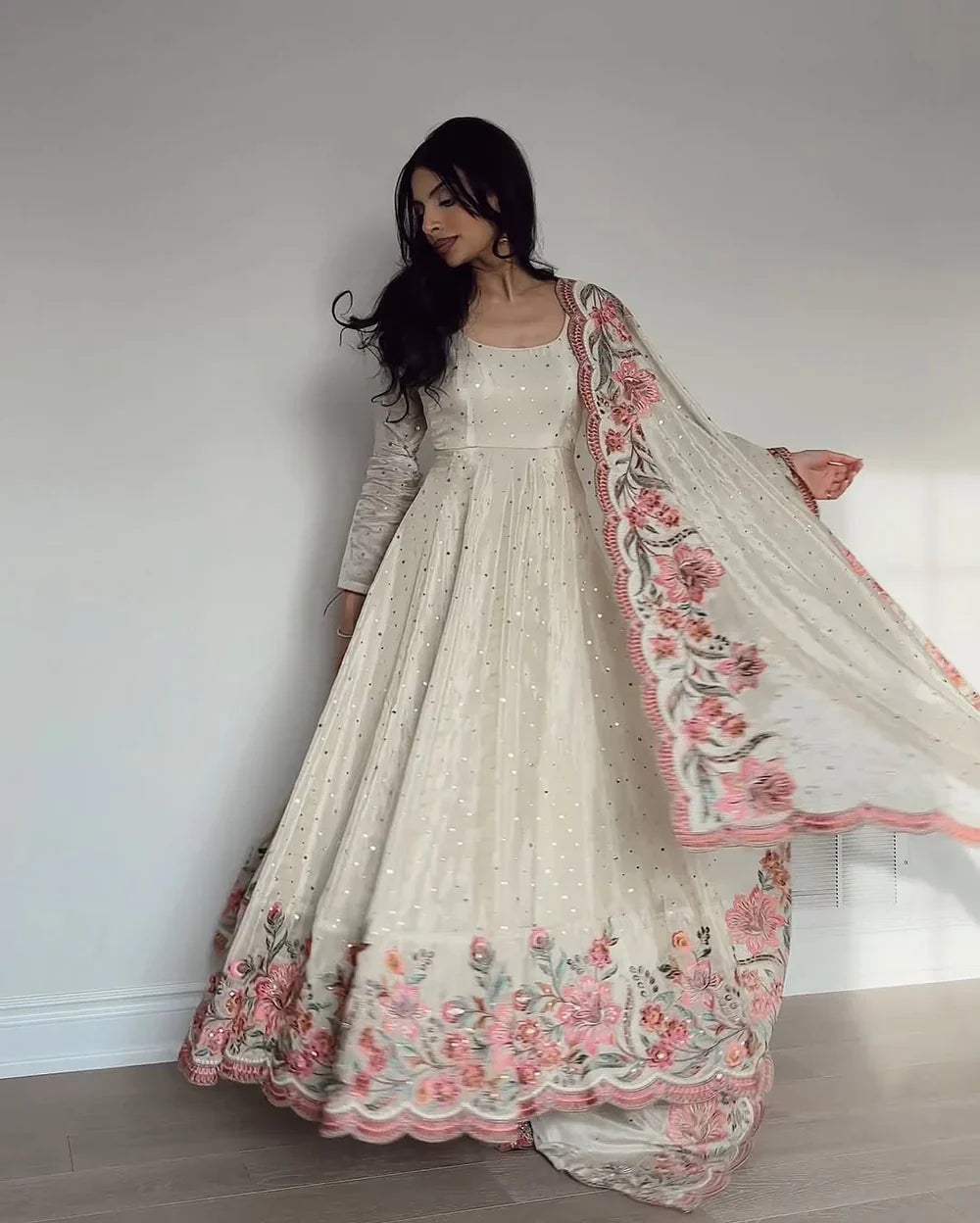 Aarushi Heavy Pure Vichitra Silk Gown